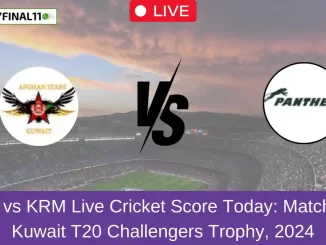 AS vs KRM Live Cricket Score Today Match 9, Kuwait T20 Challengers Trophy, 2024