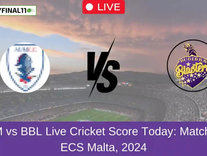 AUM vs BBL Live Cricket Score Today Match 83, ECS Malta, 2024