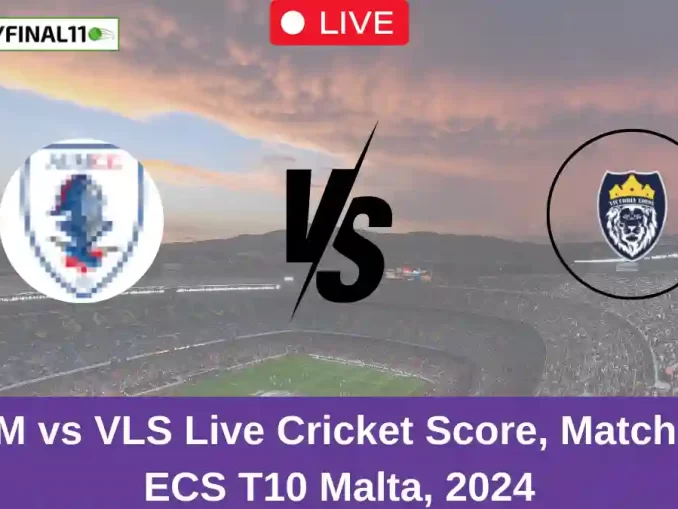 AUM vs VLS Live Cricket Score, Match 65, ECS T10 Malta, 2024