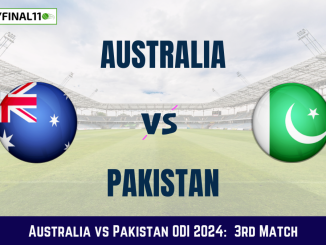 AUS vs PAK Dream11 Prediction Today: Match 3 Pitch Report, Playing11 and Stats | Australia vs Pakistan ODI 2024