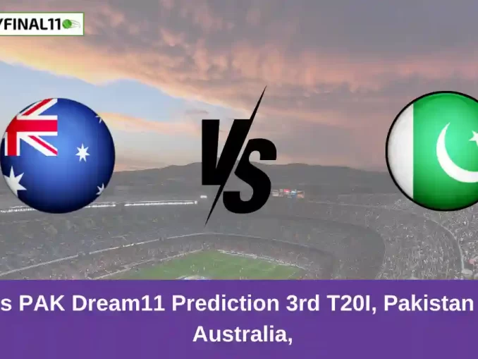 AUS vs PAK Dream11 Prediction 3rd T20I, Pakistan tour of Australia, (1)