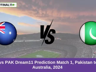 AUS vs PAK Dream11 Prediction Match 1, Pakistan tour of Australia, 2024