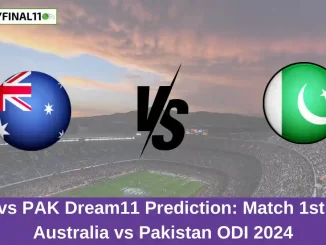 AUS vs PAK Dream11 Prediction: Match 1st ODI | Australia vs Pakistan ODI 2024