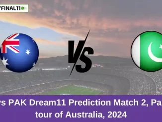 AUS vs PAK Dream11 Prediction Match 2, Pakistan tour of Australia, 2024