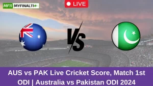 AUS vs PAK Live Score: Scorecard, Ball by Ball Commentary - Match 1, Australia vs Pakistan ODI 2024