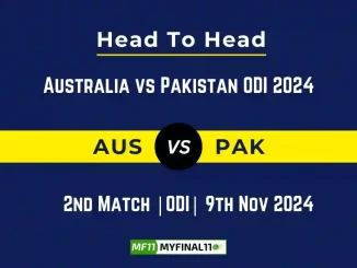 AUS vs PAK Player Battle, Head to Head Team Stats, Team Record - Australia vs Pakistan ODI 2024