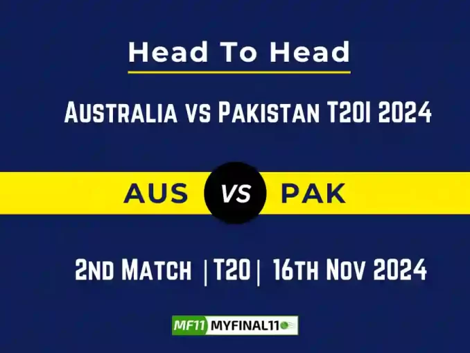 AUS vs PAK Player Battle, Head to Head Team Stats, Team Record - Australia vs Pakistan T20I 2024