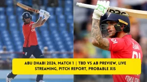 Abu Dhabi 2024, Match 1 TBD vs AB Preview, Live Streaming