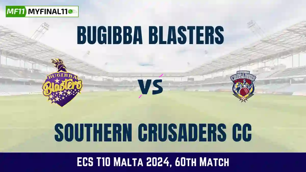 BBL vs SOC Dream11 Prediction Today: Match 60 Pitch Report, and Key Player | ECS T10 Malta 2024