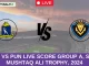 BEN vs PUN Live Score Group A, Syed Mushtaq Ali Trophy, 2024