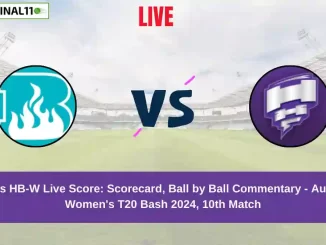 BH-W vs HB-W Live Score: Scorecard, Ball by Ball Commentary - Match 10, Australian Women's T20 Bash 2024