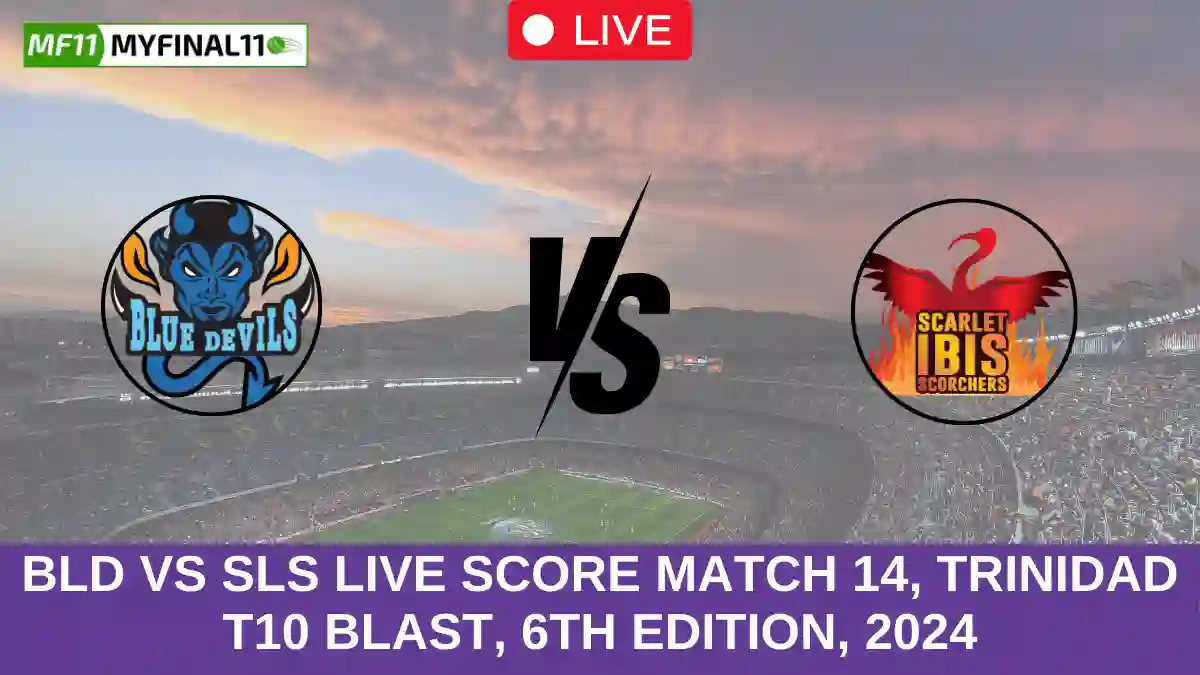 BLD vs SLS Live Score Match 14, Trinidad T10 Blast, 6th Edition, 2024