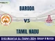 BRD vs TN Dream11 Prediction Today: Group B Pitch Report, Playing11 and Stats | Syed Mushtaq Ali Trophy 2024