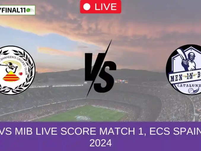 BSH vs MIB Live Score Match 1, ECS Spain T10, 2024