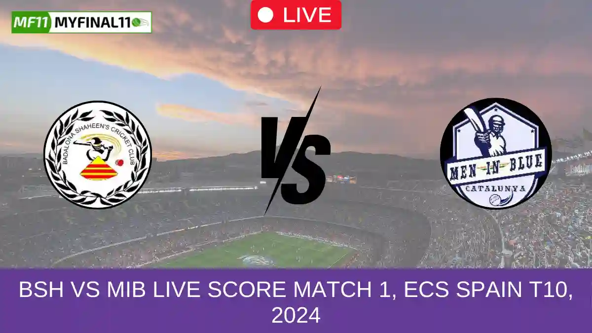 BSH vs MIB Live Score Match 1, ECS Spain T10, 2024