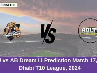 CBJ vs AB Dream11 Prediction Match 17, Abu Dhabi T10 League, 2024