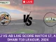 CBJ vs AB Live Score Match 17, Abu Dhabi T10 League, 2024