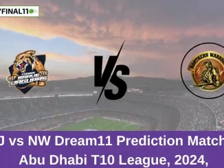 CBJ vs NW Dream11 Prediction Match 10, Abu Dhabi T10 League, 2024,