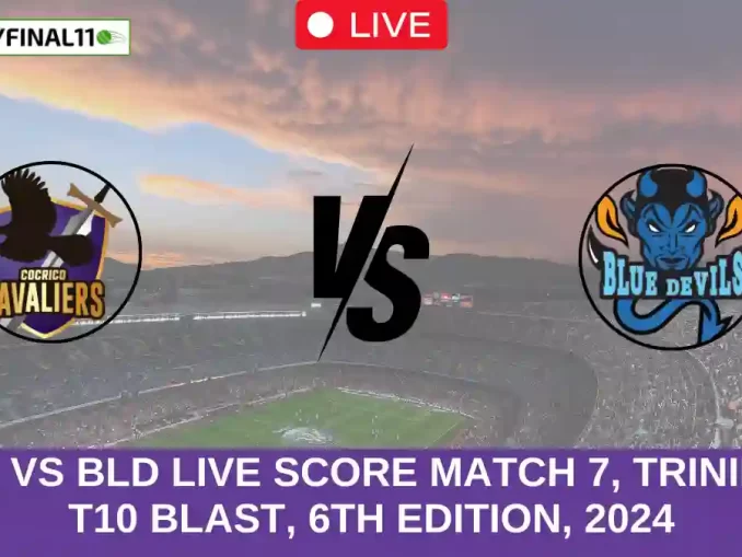 CCL vs BLD Live Score Match 7, Trinidad T10 Blast, 6th Edition, 2024