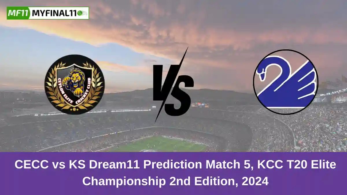 CECC vs KS Dream11 Prediction Match 5, KCC T20 Elite Championship 2nd Edition, 2024