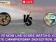 CECC vs NCMI Live Score Match 9, KCC T20 Elite Championship 2nd Edition, 2024