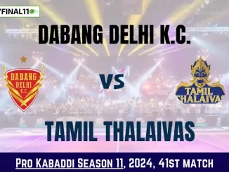 DEL vs TAM Dream11 Prediction