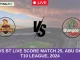 DG vs BT Live Score Match 25, Abu Dhabi T10 League, 2024