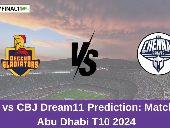 DG vs CBJ Dream11 Prediction Match 3 Abu Dhabi T10 2024