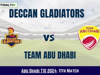 DG vs TAD Dream11 Prediction Today: Match 11 Pitch Report, Playing11 and Stats | Abu Dhabi T10 2024