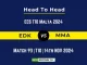 EDK vs MMA Player Battle, Head to Head Team Stats, Team Record