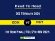 EDK vs RST Player Battle, Head to Head Team Stats, Team Record