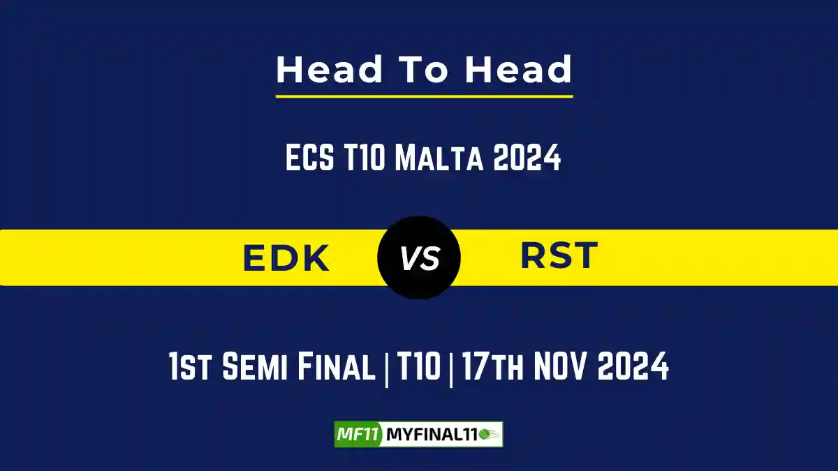 EDK vs RST Player Battle, Head to Head Team Stats, Team Record