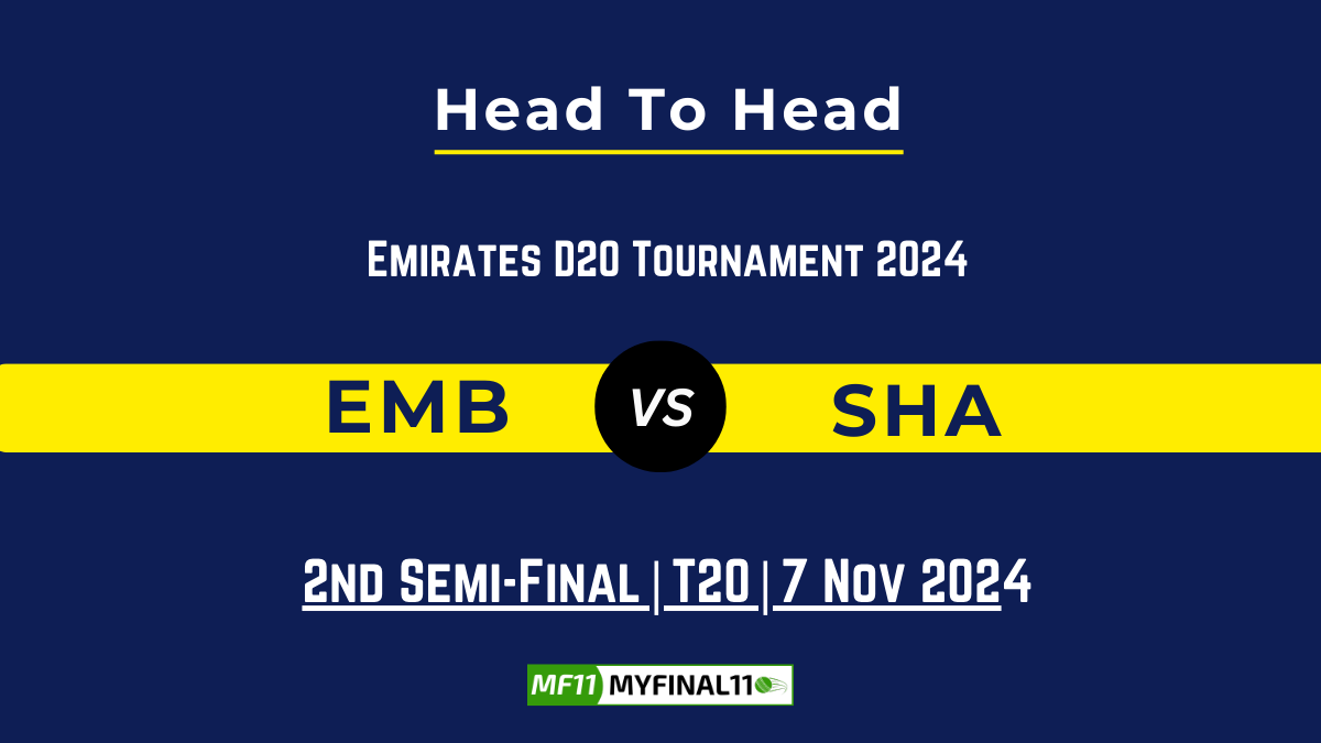 EMB vs SHA Player Battle, Head to Head Team Stats, Player Record (1)