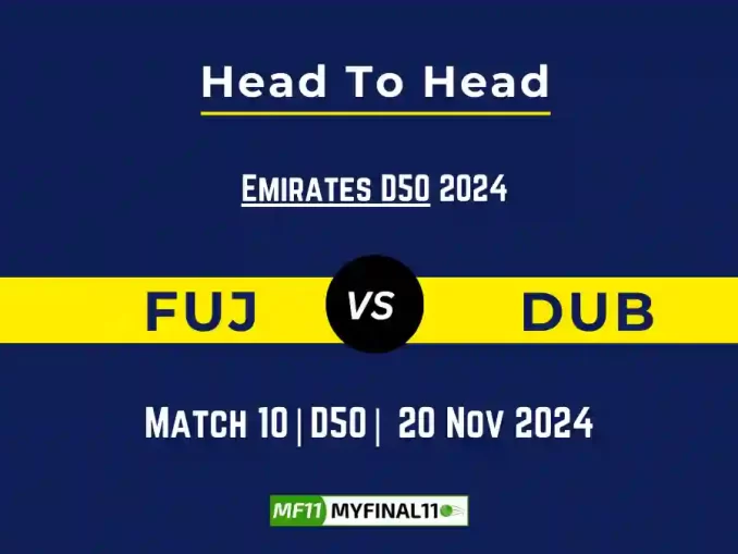 FUJ vs DUB Player Battle, Head to Head Team Stats, Player Record ICC Women's T20 World Cup Warm-up Matches- 10th Match