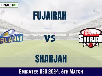 FUJ vs SHA Dream11 Prediction Today: Match 6 Pitch Report, Playing11 and Stats | Emirates D50 2024