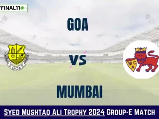 GOA vs MUM Dream11 Prediction Today: Group E Pitch Report, Playing11 and Stats | Indian Domestic T20 Trophy 2024