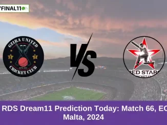 GU vs RDS Dream11 Prediction Today Match 66, ECS T10 Malta, 2024