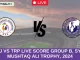 GUJ vs TRP Live Score Group B, Syed Mushtaq Ali Trophy, 2024