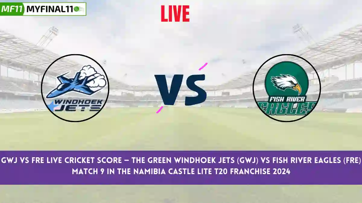 GWJ vs FRE Live Score: Scorecard, Ball by Ball Commentary - Match 9, Namibia Castle Lite T20 Franchise 2024