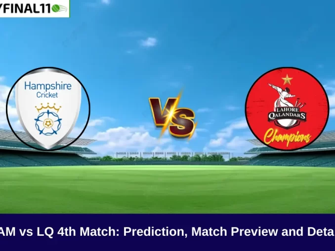 HAM vs LQ 4th Match: Pitch Report, Playing XIs, and Match Prediction, Global Super League 2024 2024