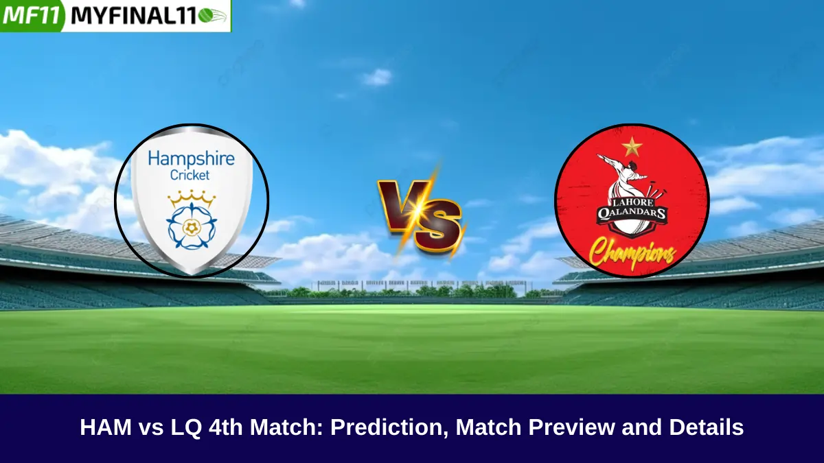 HAM vs LQ 4th Match: Pitch Report, Playing XIs, and Match Prediction, Global Super League 2024 2024