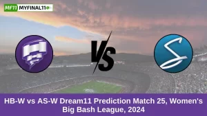 HB-W vs AS-W Dream11 Prediction Match 25, Women's Big Bash League, 2024