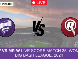 HB-W vs MR-W Live Score Match 35, Women's Big Bash League, 2024