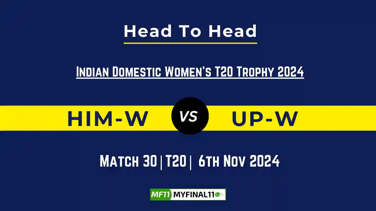 HIM-W vs UP-W Player Battle, Head to Head Team Stats, Player Record Pakistan vs England Test 2024