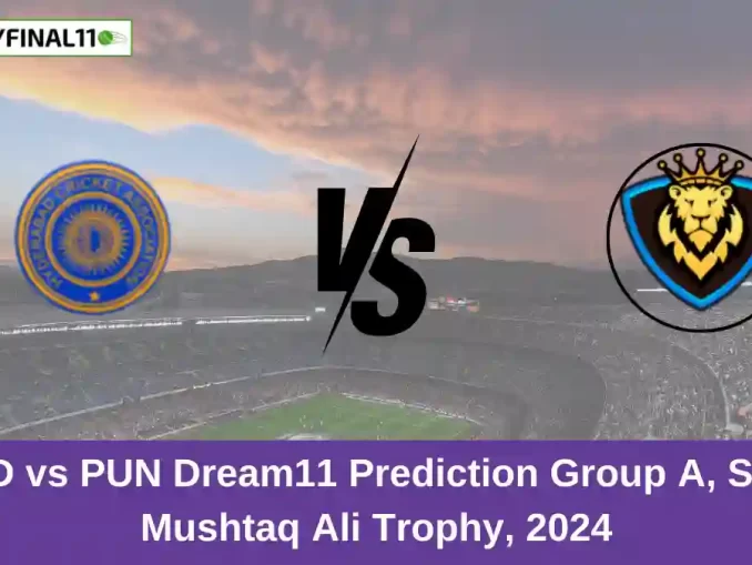 HYD vs PUN Dream11 Prediction Group A, Syed Mushtaq Ali Trophy, 2024