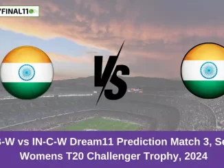 IN-B-W vs IN-C-W Dream11 Prediction Match 3, Senior Womens T20 Challenger Trophy, 2024