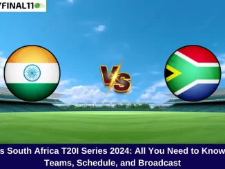 India vs South Africa T20I Series 2024: All You Need to Know About Teams, Schedule, and Broadcast