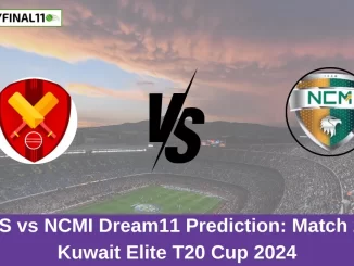 KMS vs NCMI Dream11 Prediction Match 27 Kuwait Elite T20 Cup 2024