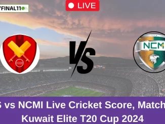 KMS vs NCMI Live Cricket Score, Match 27 Kuwait Elite T20 Cup 2024