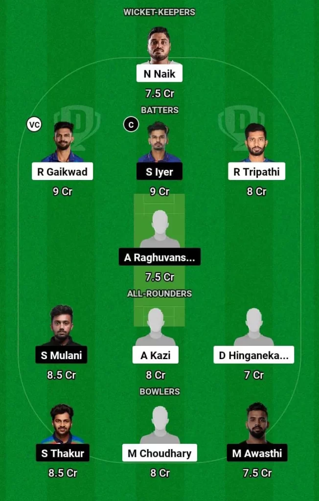 MAH vs MUM Dream11 Team Prediction Today Match